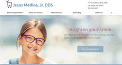 Desktop Screenshot of drjesusmedinajrdds.com